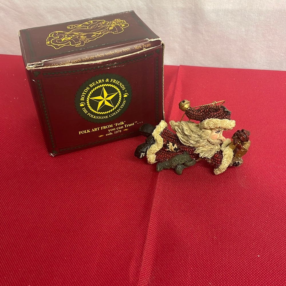Nicholas The Giftgiver Ornament Boyds Bear The Folkstone Collection